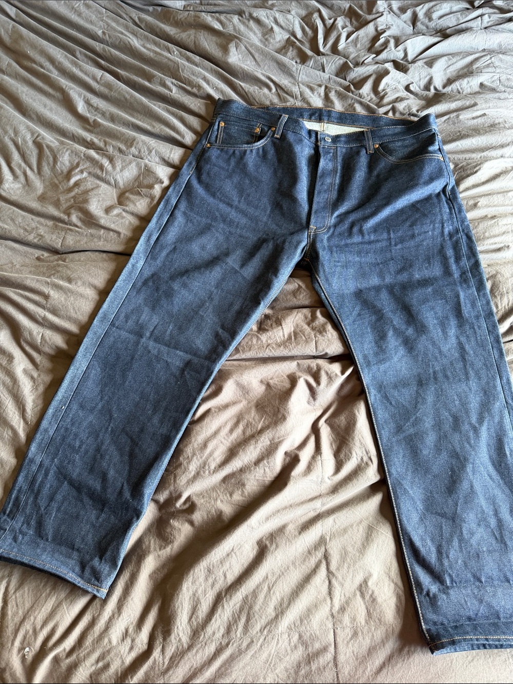 Levi's Men's Straight Jeans — Indigo Blue Denim